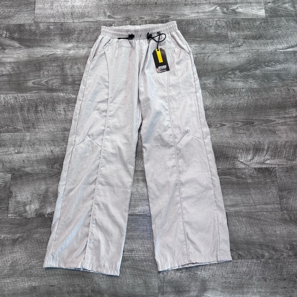 Offcorss Other - NWT Offcorss Wide Leg Utility Performance Pants Drawstring Beige Youth Sz. 12